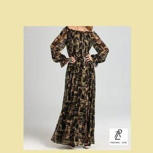 Rachel Zoe Maxi 100% Silk +Lined Size 2 Full-Length Long Dress